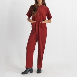 🔆All: Row Colby Corduroy Jumpsuit in Green M